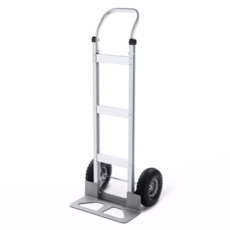 Aluminum alloy tiger cart, double-wheel, two-wheel handcart, construction site transport truck, building warehouse truck, two-wheel hand-pushed transport vehicle undefined
