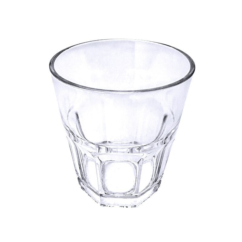 PC acrylic transparent octagonal cup beer mug, plastic anti-drop household water cup specially designed for bars and KTVS, thickened and heat-resistant Item Picture