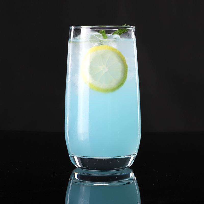 Green apple heat-resistant glass water glass, whisky glass, transparent juice glass, beer glass, Anji series egg-shaped water glass full figure