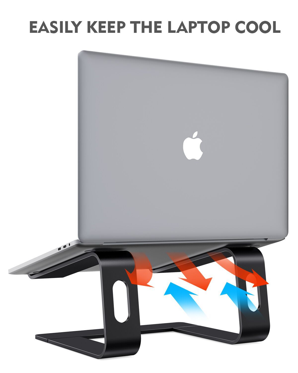 Computer stand, laptop stand, aluminum alloy support frame, folding portable heat dissipation stand, desktop height-increasing stand Application Scenario