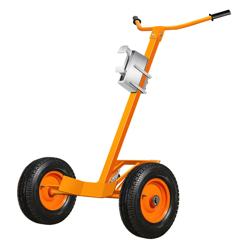 200-liter manual oil drum transporter with an eagle-beak bite, hand-pushed plastic round drum, iron drum, and small trolley for pulling oil drums Item Picture