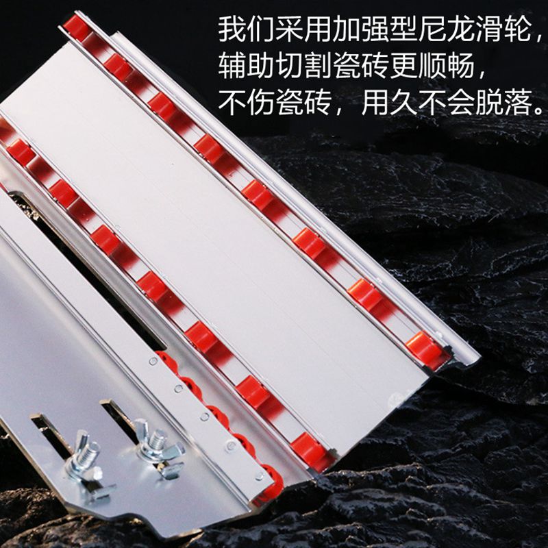 High-precision cutting machine, tile chamfering device, 45-degree manual touch Angle, bevel edge support, crabapple guide Angle Specification drawing
