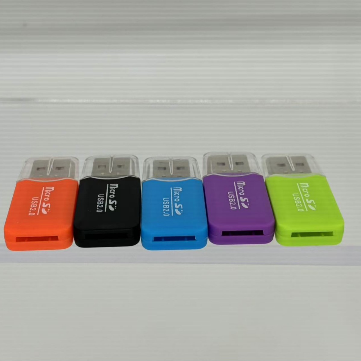 Cool card reader, TF memory card, camera card reader, USB2.0 high-speed computer and mobile phone Type-C adapter Specification drawing