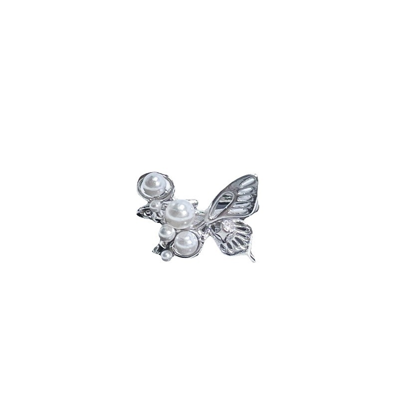 French gentle, sweet and cool style autumn and winter accessories pearl ring, women's Instagram cold style fashionable and versatile exquisite index finger ring Item Picture