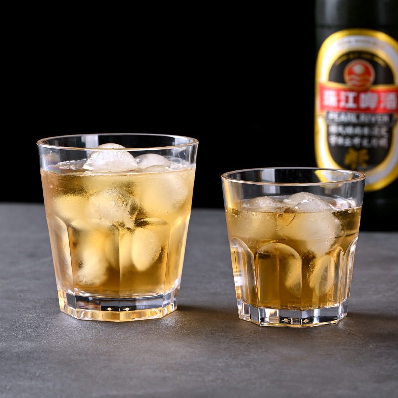 pc durable beer mugs, thickened plastic cups, commercial cups, whisky imitation glass water cups, restaurants, hotels and bars details Picture