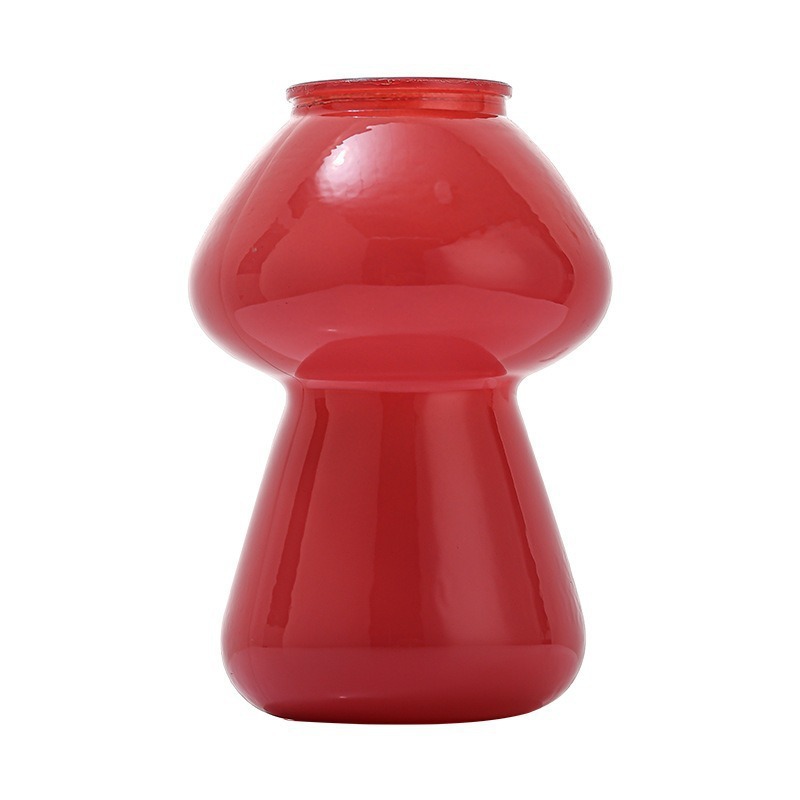 Light luxury glass vases, simple and creative irregular vases, living room table flower arrangement decorative items, wholesale vases Item Picture