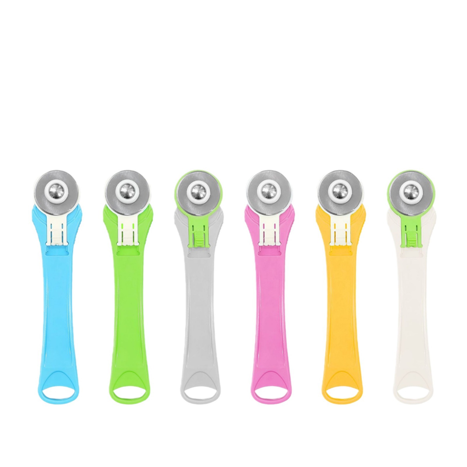Pulley roller knife 28mm flat cutting blade, garment sewing hand tool fabric cutting wheel knife set 28mm Item Picture