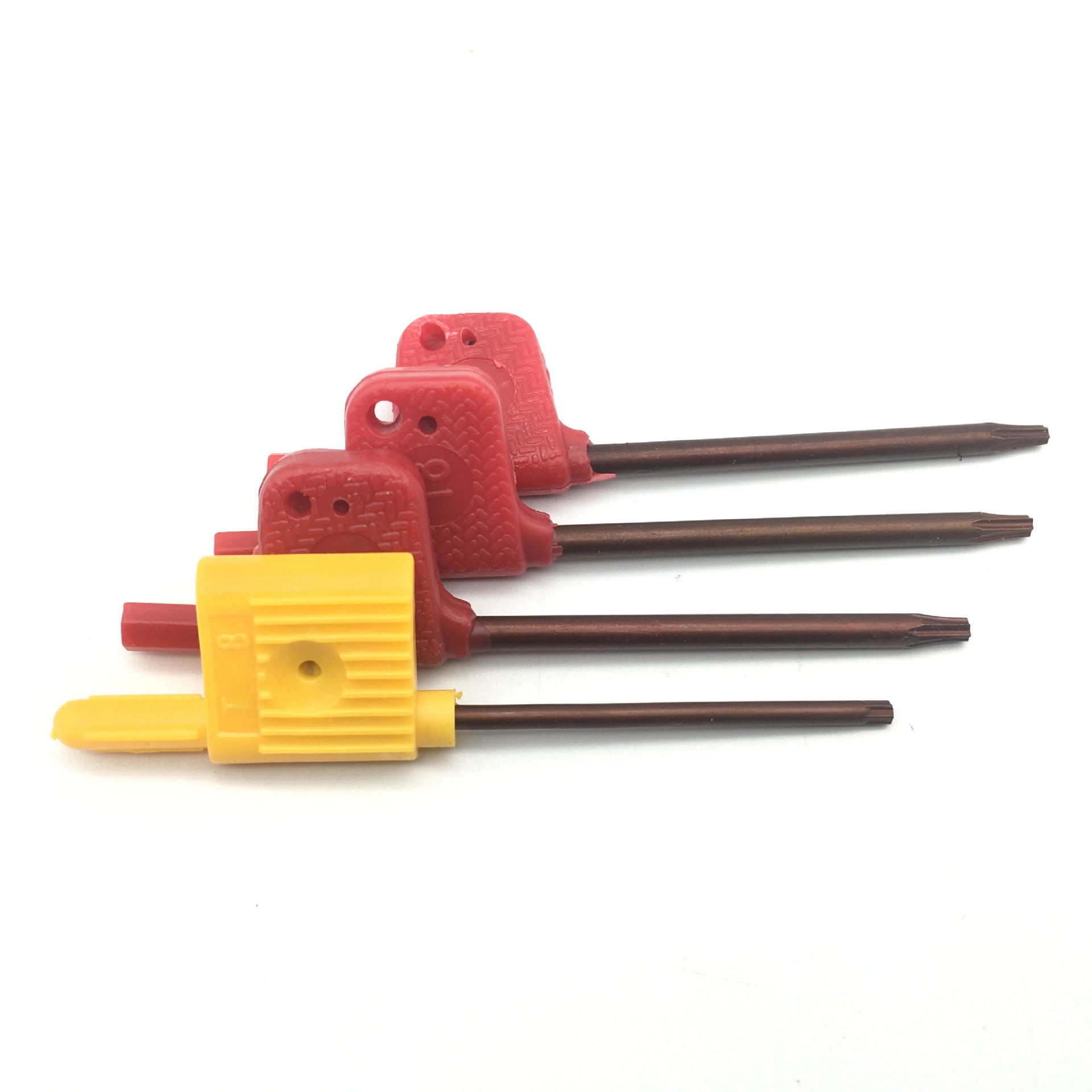 New box wrenches, CNC tool wrenches, red flag wrenches, yellow flag wrenches, T6,T8,T10,T15,T20 full figure
