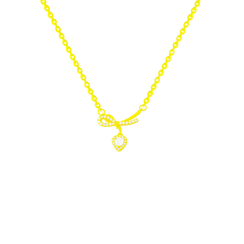 Sweet heart-shaped necklace pendant, girlish heart, collarbone chain inset with zircon super sparkling necklace, trendy and niche new accessory Item Picture