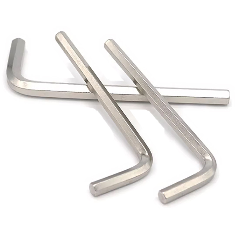 Hexagonal key simple L-shaped hardened Allen wrench with handle manufacturer wholesale furniture screws screw tool kit mail Item Picture