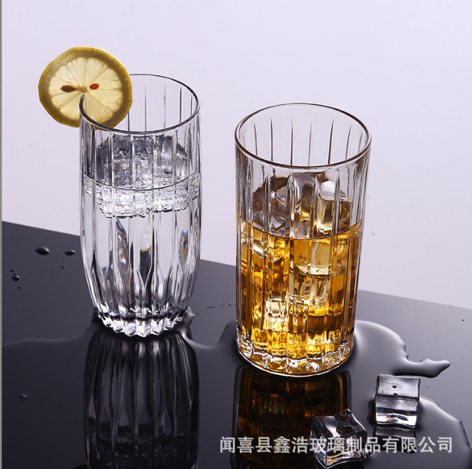 Glass cups, household beer mugs, juice water cups, cold drink cups, tea cups, draft beer cups, drinking water sets, European-style water sets, direct supply Item Picture