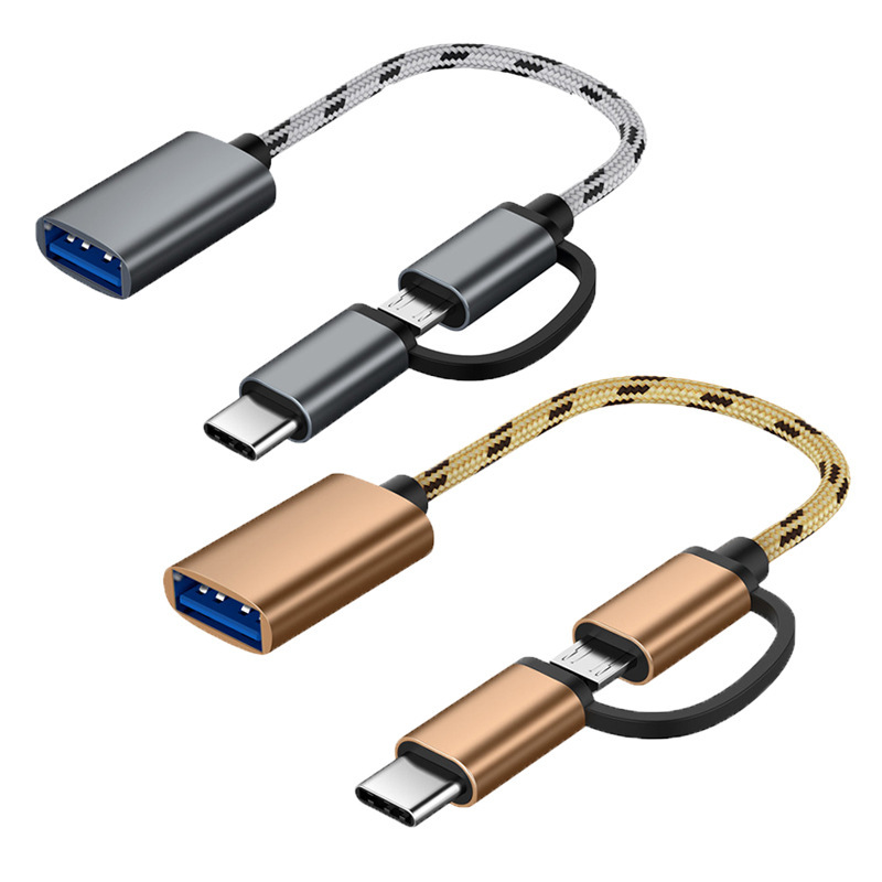 The Android type-c adapter and OTG adapter are suitable for the Android TYPE-C 2-in-1 otg adapter Item Picture