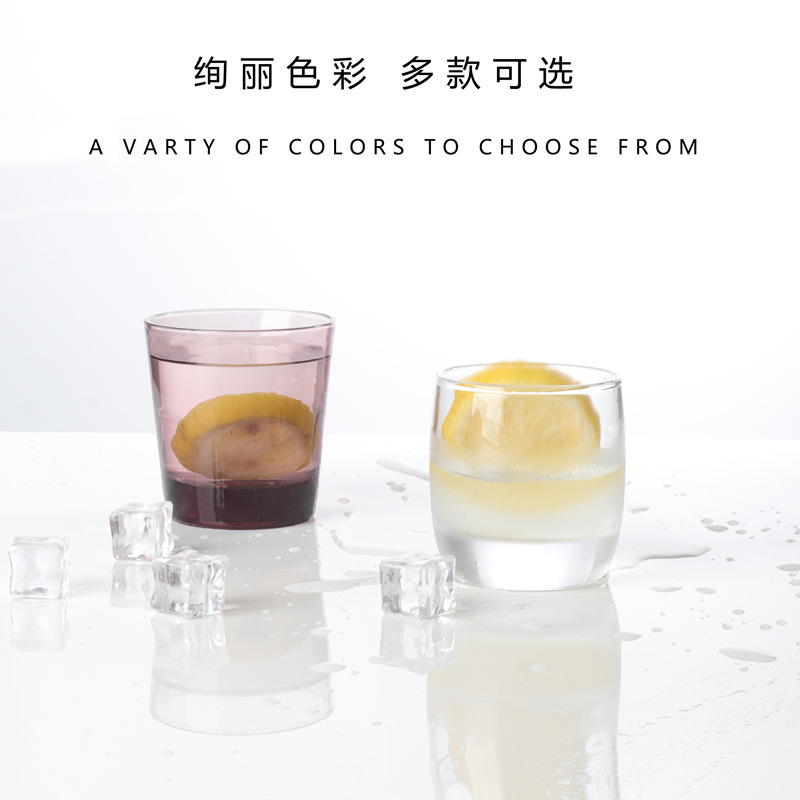 Glass cups, household juice cups, milk cups, restaurant coffee cups, beverage cups, high appearance level glass cups, high-end and light luxury details Picture