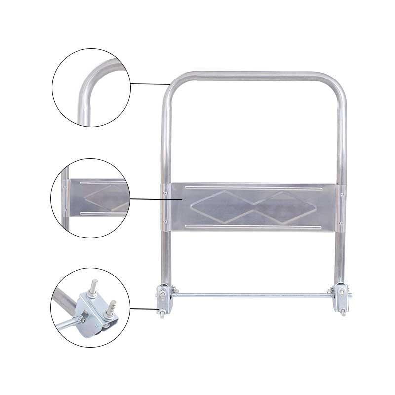 JUMIN trolley panel, logistics trolley board, silent flatbed trolley, folding handle accessories retail and wholesale Specification drawing