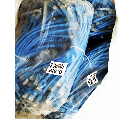 Super Category 5 and Category 6 oxygen-free copper finished network patch cords 0.2 0.3 0.5 0.8 1 1.5 2 2.5 3 M Specification drawing