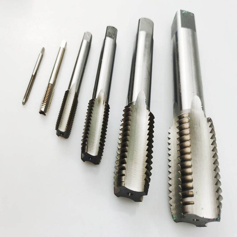 SXT Harbin machine tap W6542 high-speed steel straight groove tap M1, M3, M6, M8, M12, M14, M18, M20, M24 Item Picture