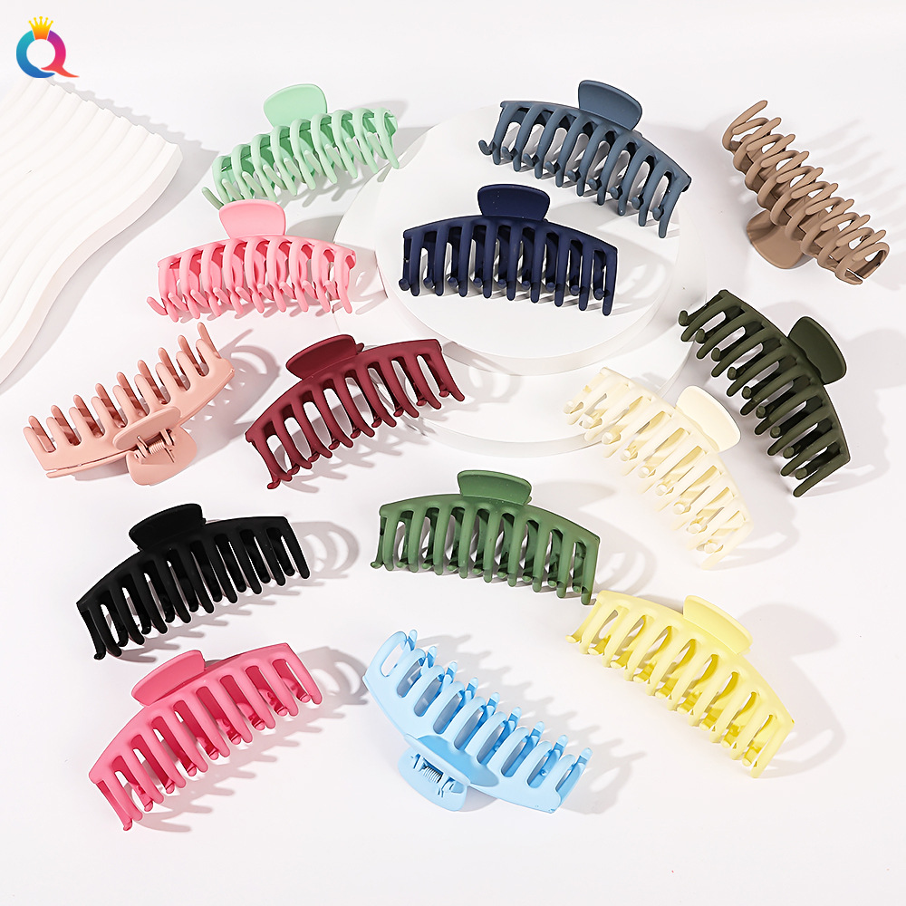 Qiyue Amazon Cross-border Dragon Bone Hair Clip, Large coiled hair clip, back head shark clip, hair clip wholesale details Picture