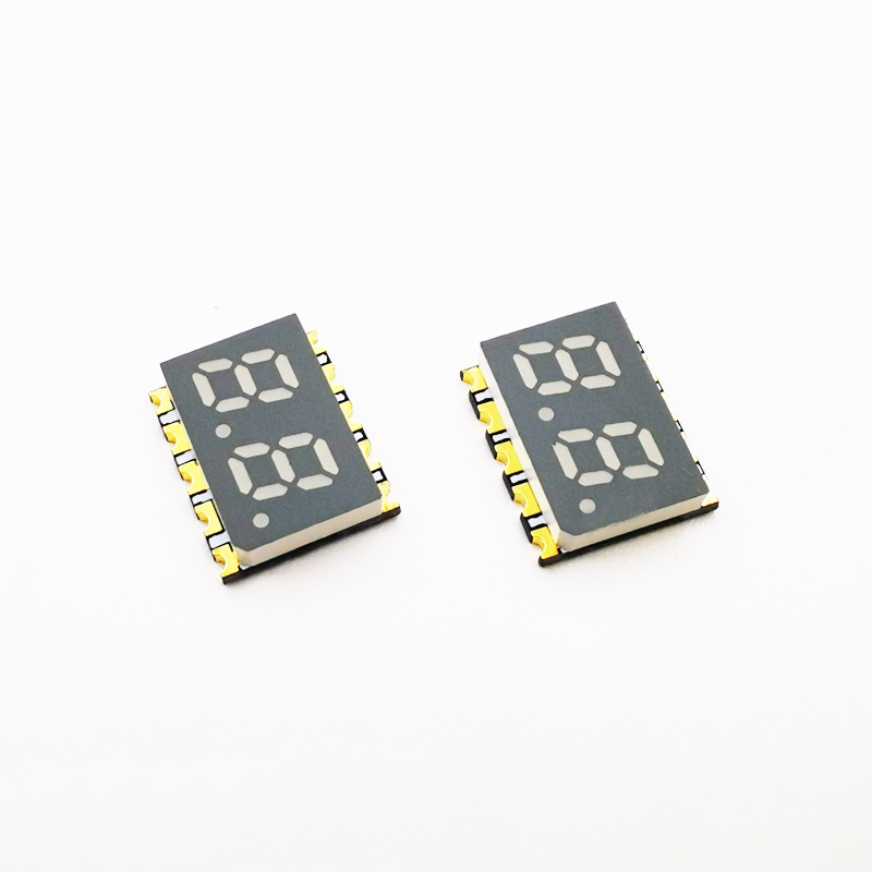 Dynamic surface mount digital tube 0.2-inch 2-digit red GS2022CR-G display tube red light high-brightness 2-digit 2021AR Item Picture