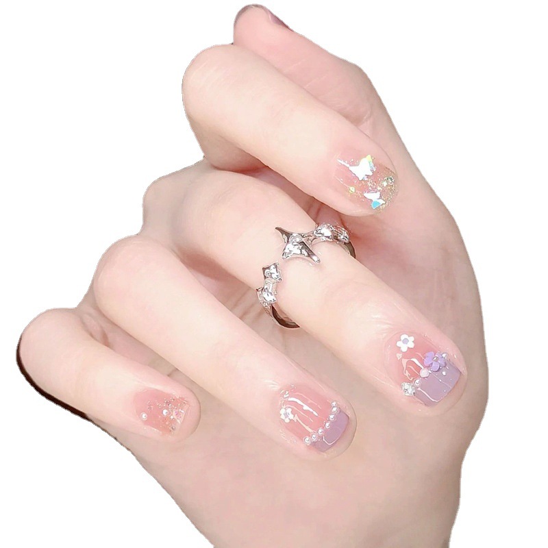 Starlight Zircon ring, a retro girl's stacked ring, is a niche design with a simple and individual style. The opening can be adjusted as an index finger ring Item Picture