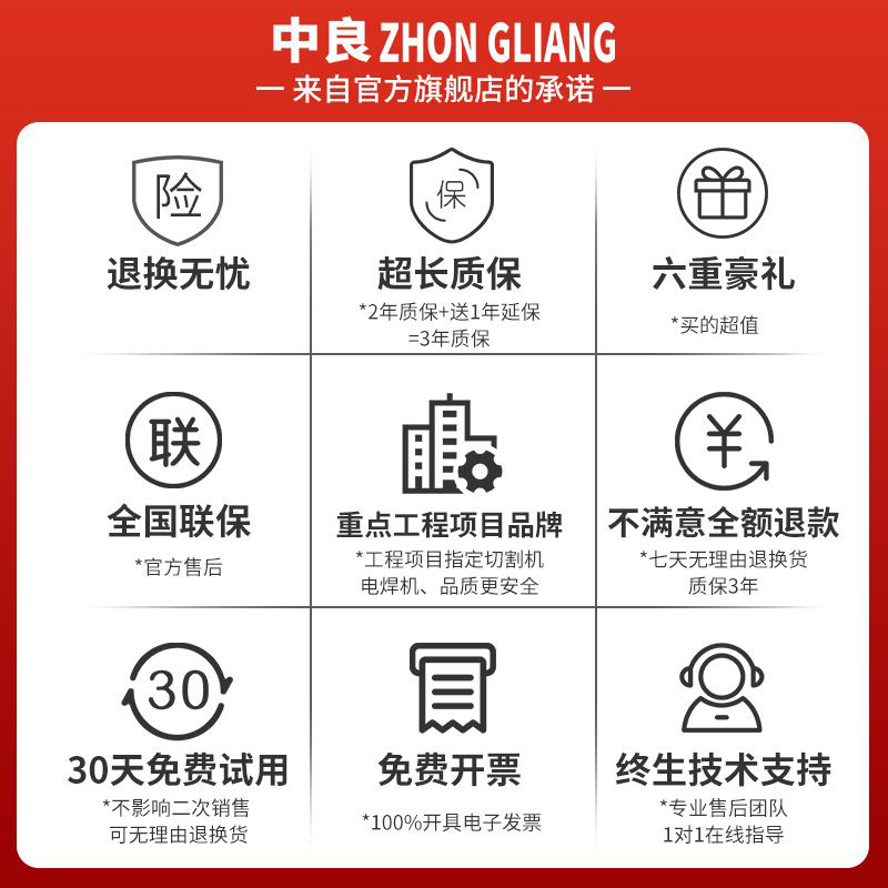 Zhongliang plasma cutting machine LGK80/120160 is equipped with an internal air pump and can be used for both 220V electric welding and 380V industrial grade Item Picture