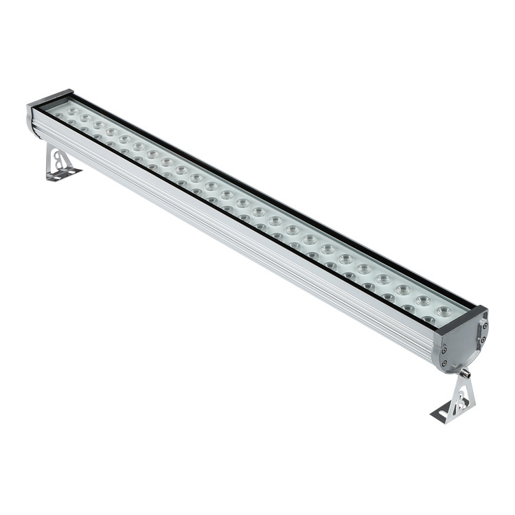 Original manufacturer outdoor high-power high-voltage external control led double-row high-power wall washing light RGBW dyeing wall washing light details Picture