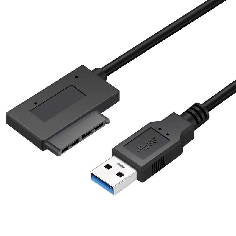 USB3.0 to SATA7+ 6-pin Easy Drive cable notebook optical drive to USB cable SATA optical drive to USB details Picture