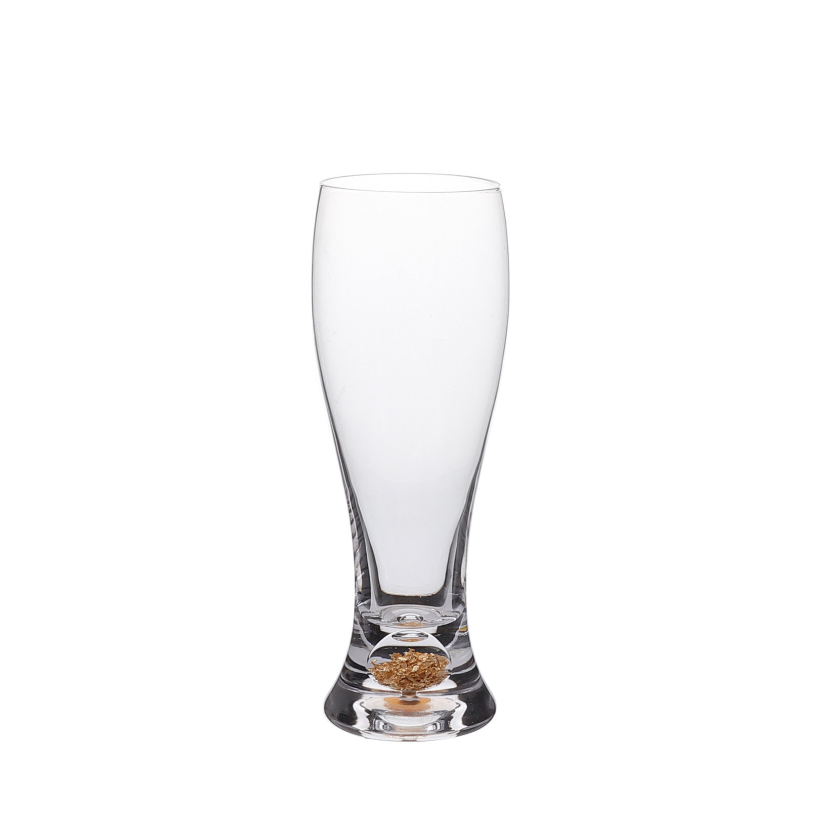 Handcrafted crystal gold foil beer mugs, large-capacity draft beer cups, cinched waist craft beer mugs, creative KTV bar mugs Item Picture