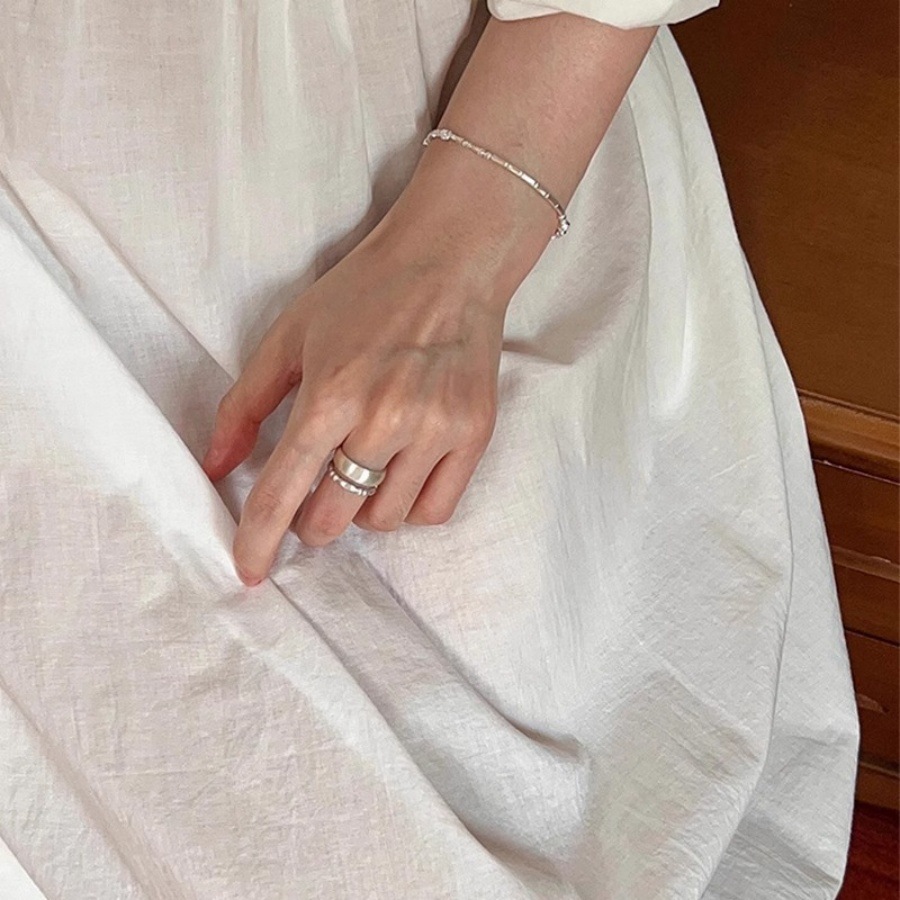 Korean matte starfish ring, a niche design for women, with a cold style, double-layer index finger ring, and a light luxury and high-end open ring Specification drawing
