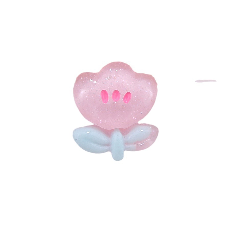 Wholesale resin accessories, ice-transparent small flowers, diy cream glue accessories, crocs, clothing, hair accessory materials, jewelry accessories Item Picture