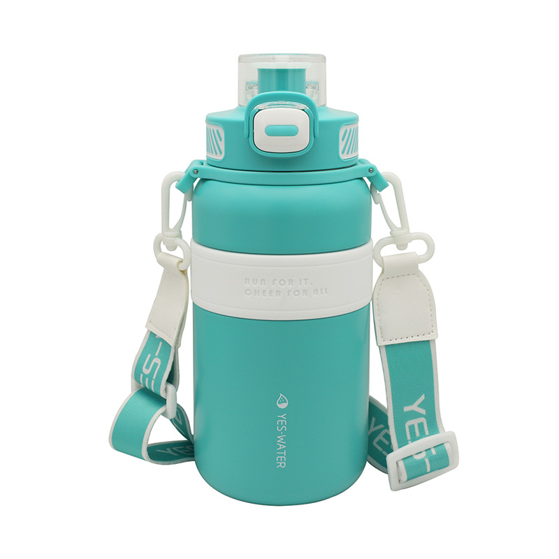 Outdoor 316 food-grade large-belted insulated cups, large-capacity sports water bottles for boys and girls with straws, wholesale in stock Item Picture