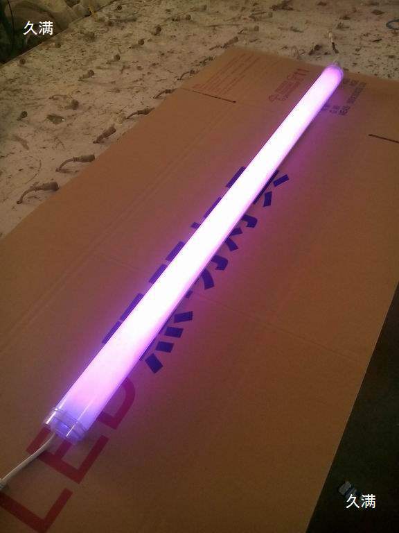 Rose-red purple guardrail pipe, single purple pipe, purple constant light guardrail pipe, purple storefront pipe, pink guardrail pipe Item Picture