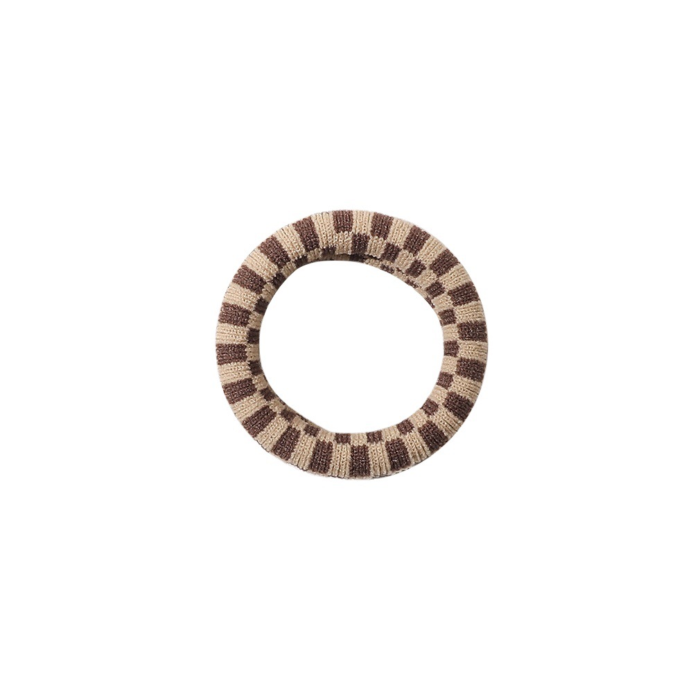 Qiyue Korean towel band, thick rubber band, high elasticity, seamless, simple hair band, bun hair rope, Yiwu accessories Item Picture