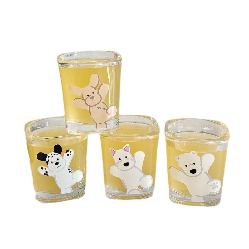 New Year's espresso cup, ounce cup, graduated glass cup, coffee extract, household glass cup, customizable Item Picture