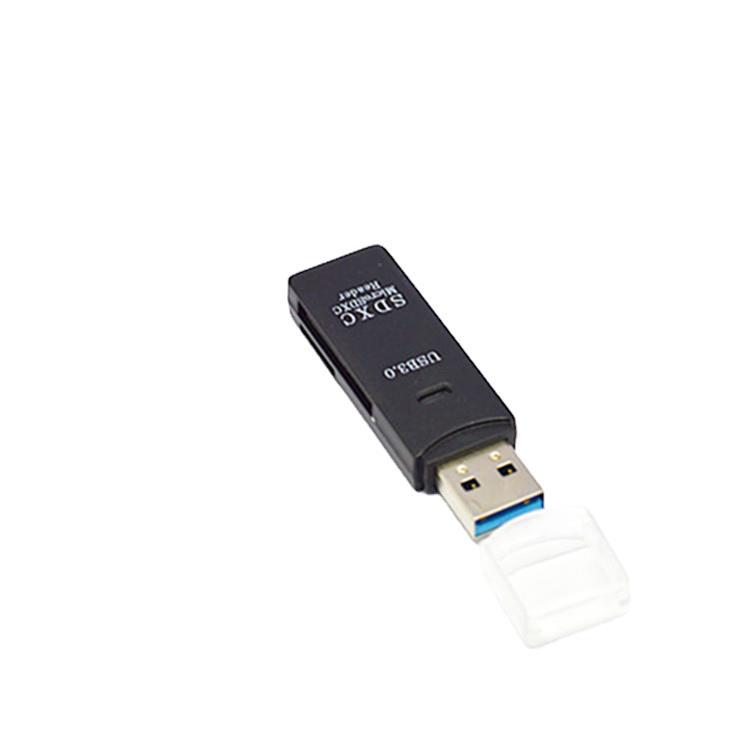 Cross-border usb3.0 card reader plug-and-play microSD camera TF/SD 2-in-1 high-speed card reader 3 Specification drawing