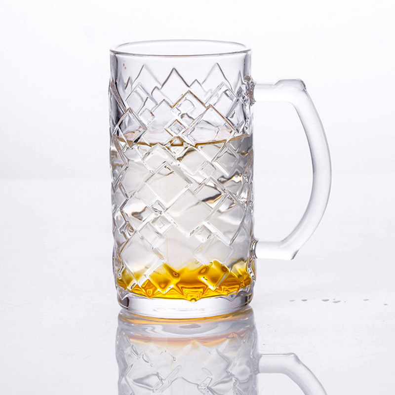 Lizun Creative prints logos on wholesale beer mugs, draft beer cups, juice cups, beverage cups, tea cups and glass cups details Picture
