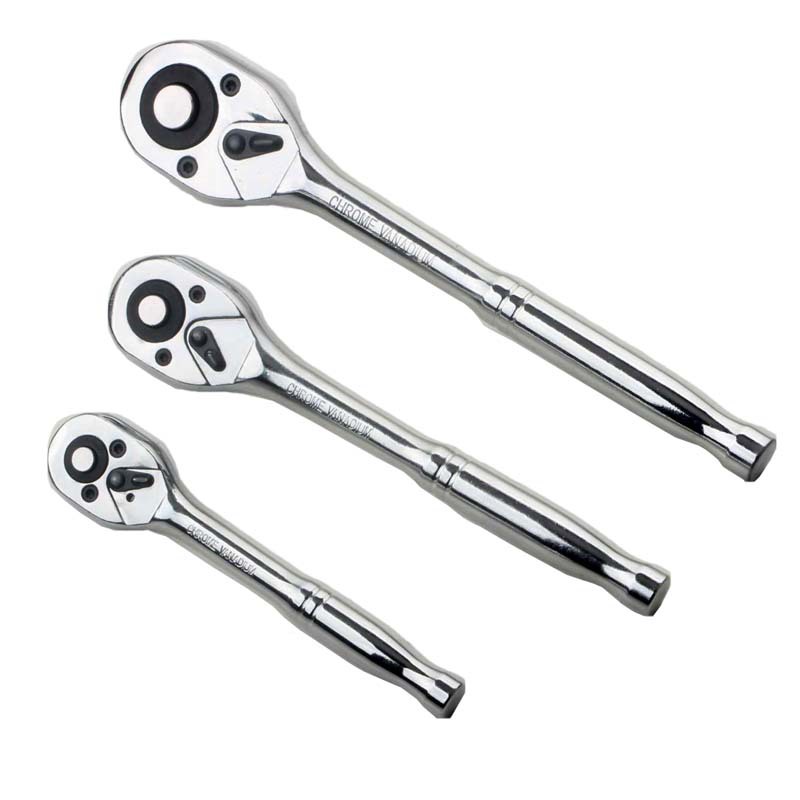 Quick ratchet wrench, large, medium, small, fast, double-direction piercing wheel socket wrench, auto repair tool undefined