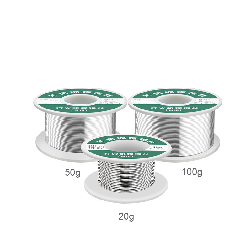 The new type of stainless steel solder wire lighter can be welded with high-purity tin wire for household use Item Picture