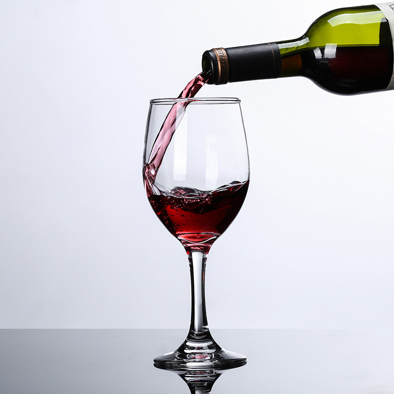 Kori one-piece thickened transparent red wine glasses, wine glasses, highball glasses and glass glasses wholesale with logo printing details Picture