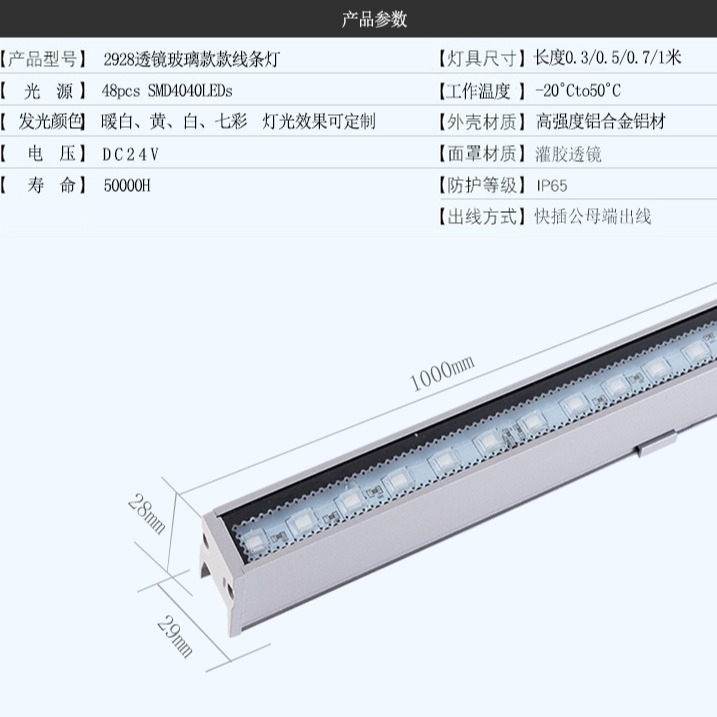 led strip lights, contour hotel building led lights, bridge exterior wall advertising signs, seven-color RGB running lights details Picture