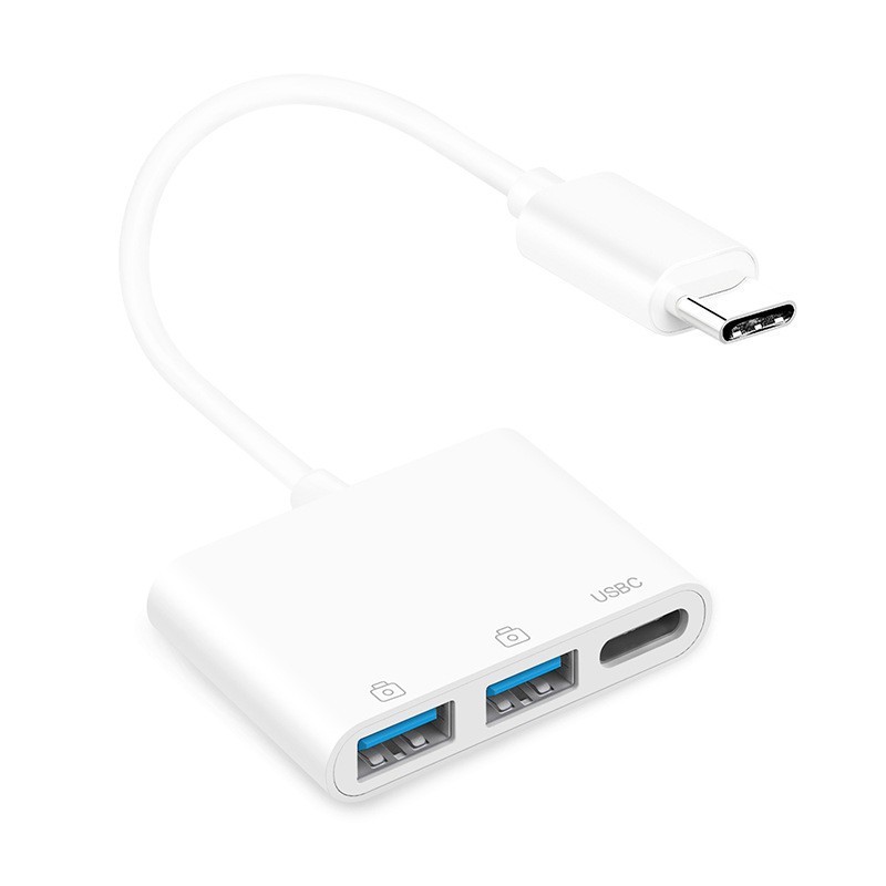 This USB converter for Apple OTG adapter, lighting to USB3.0, supports USB flash drives, mice and keyboards Item Picture