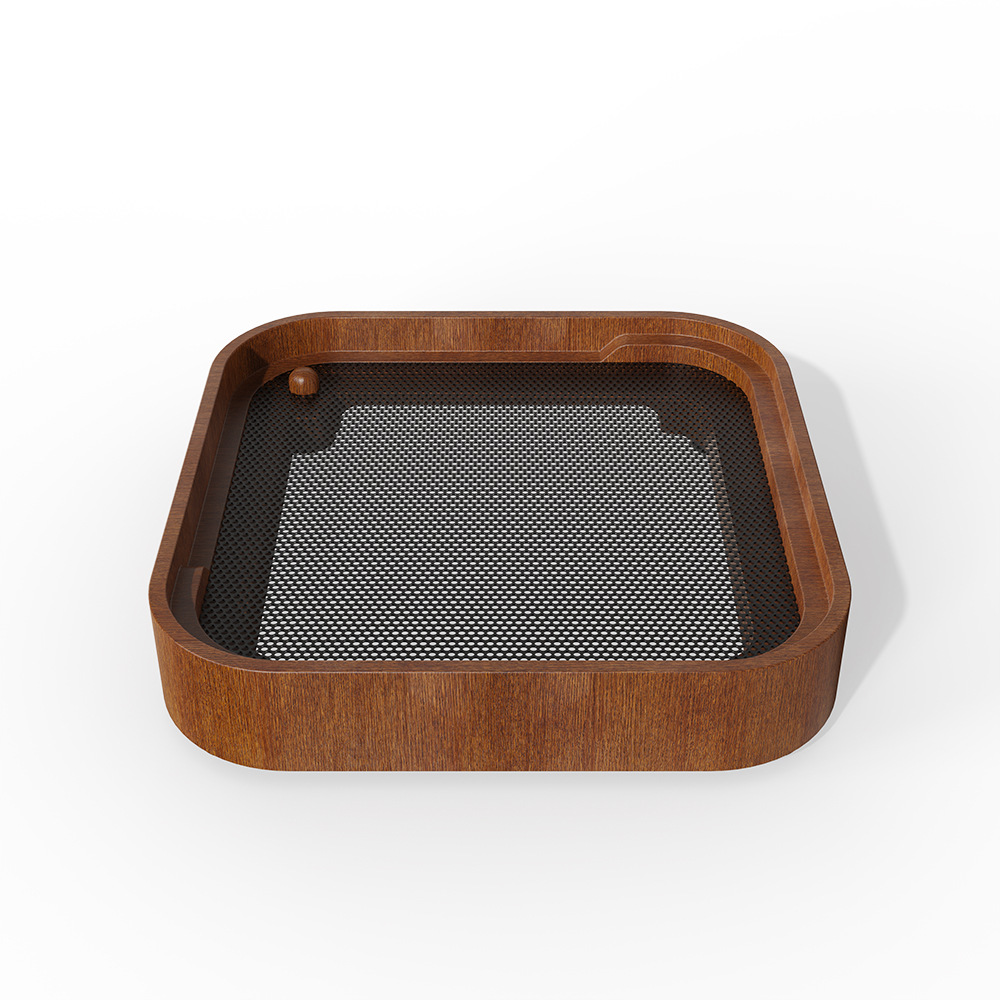 Suitable for Mac mini M4 stand, Pro heat dissipation pad, storage, solid wood stand, dust-proof base, height-increasing shelf Item Picture
