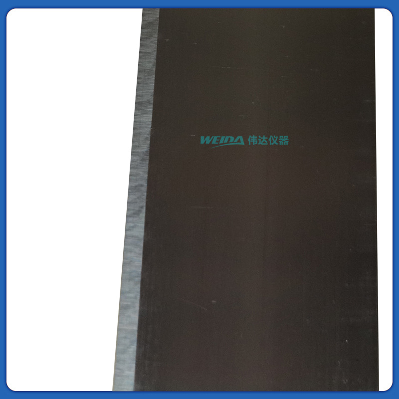 S260 three-roll grinding machine blade S150 discharge scraper spring steel wear-resistant manganese steel S65 three-roll machine SM405 details Picture