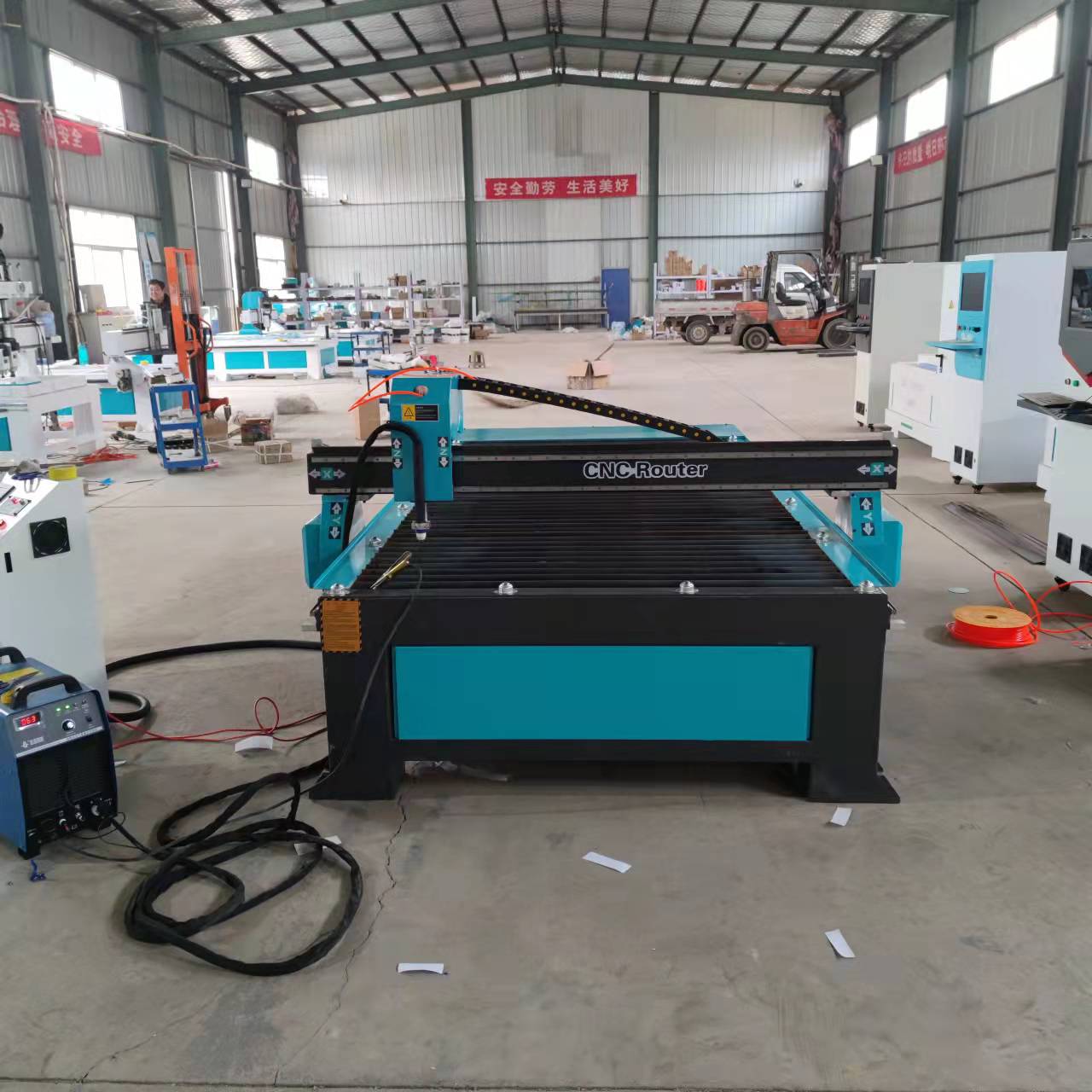First order discount: Steel plate CNC plasma cutting machine with arc voltage increase adjustment, stainless steel plate plasma cutting machine full figure