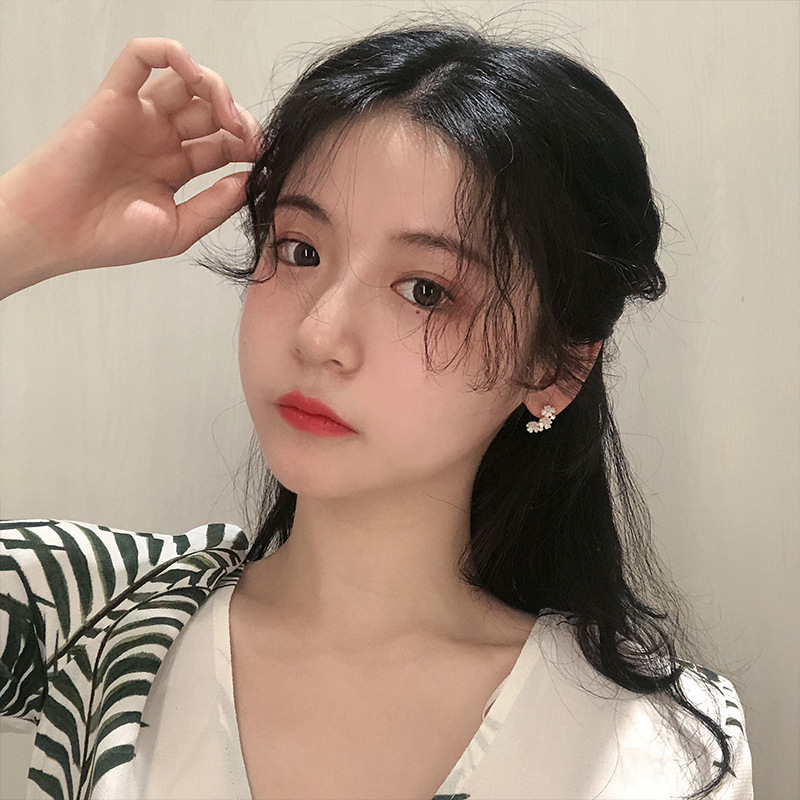 s925 Silver Needle Korean Sweet, Gentle, fresh and delicate flower stud earrings, elegant and individual student earrings, women's earrings Application Scenario