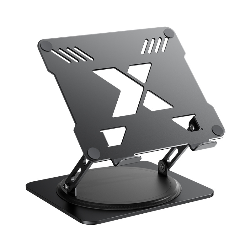 Laptop stand height bracket, rotatable and height-adjustable heat dissipation stand, portable desktop metal plate stand Item Picture
