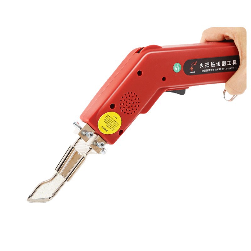 Torch round head arc-shaped electric heating knife, webbing fabric rope, handheld electric heating knife, special electric heating knife for fabric Application Scenario