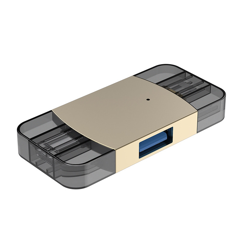 Compatible with Apple phone adapter, Type-C adapter, 2-in-1, 2-through, high-speed USB flash drive, mouse, OTG converter Application Scenario