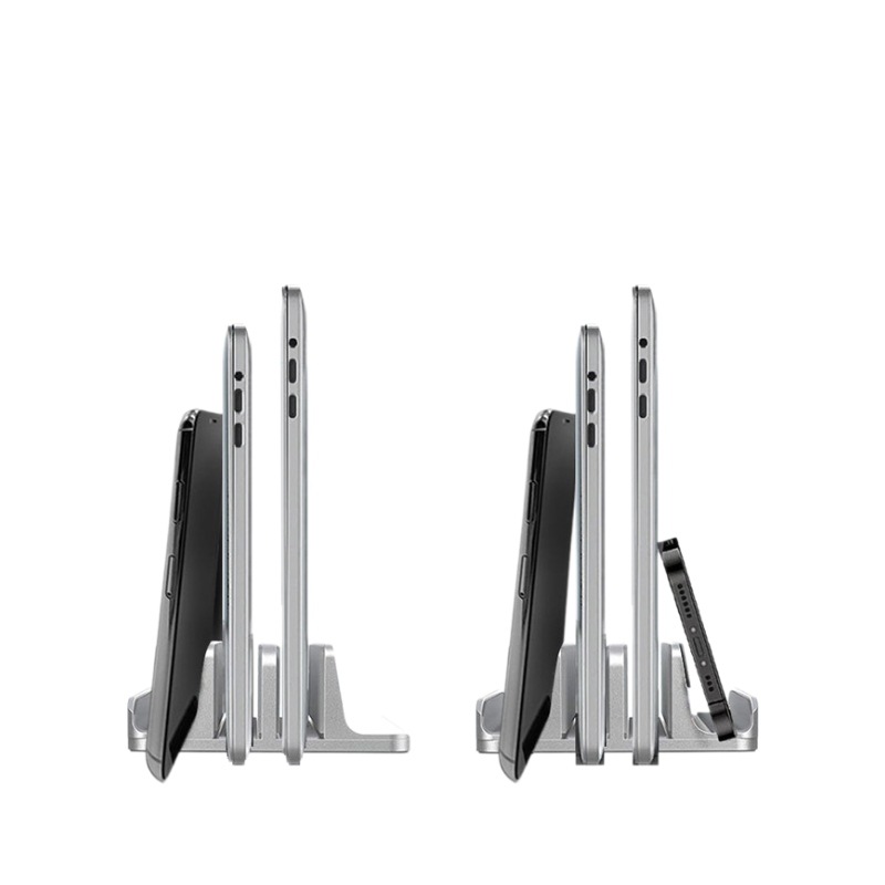 Aluminum alloy notebook stand, vertical stand, computer bracket, macbook pro desktop storage rack base Application Scenario