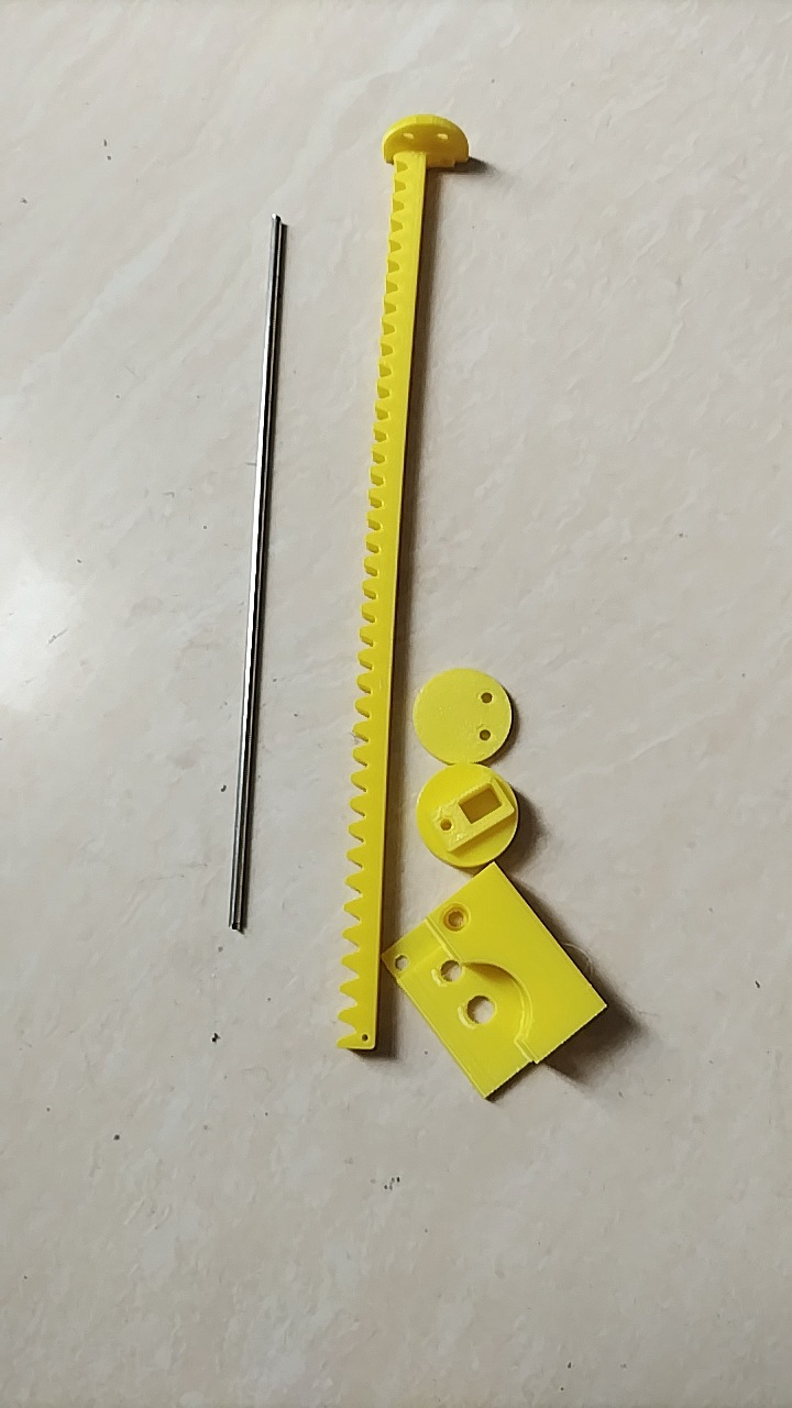 TT motor rack and pinion lifting structure 3d printed accessories, handcrafted accessories undefined
