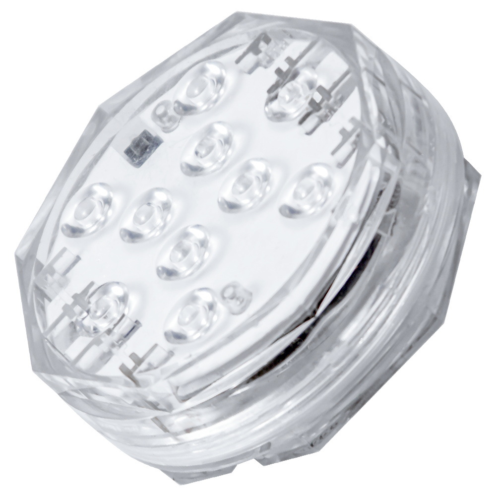 Qianrun Lighting's swimming pool lights, seven-color waterproof LED underwater lights, fountain landscape RGB diving lights, outdoor remote control color-changing lights Item Picture